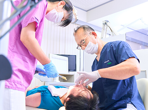 息の合ったチーム連携